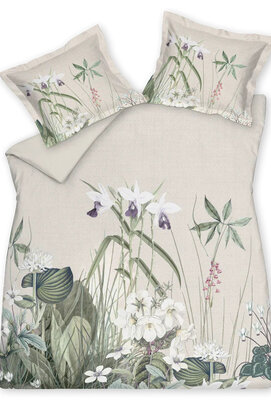 Vandyck Palm Spring Dekbedovertrek Stone 2-persoons (200x200/220)