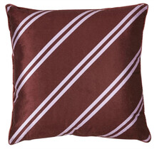 vtwonen Sierkussen Diagonal Cushion Dark Red 50x50 cm