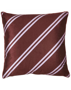 vtwonen Sierkussen Diagonal Cushion Dark Red 50x50 cm