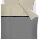 VT wonen VTwonen Duo Colour Dekbedovertrek - Grey 140x200/220 cm