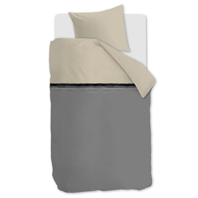 VTwonen Duo Colour Dekbedovertrek - Grey 140x200/220 cm