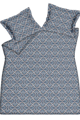 Vandyck Bowing Dekbedovertrek Powder Blue Lits-jumeaux (240x200/220)