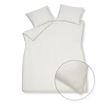 Vandyck Purity Bari Dekbedovertrek Cream Tan Lits-jumeaux (240x200/220)