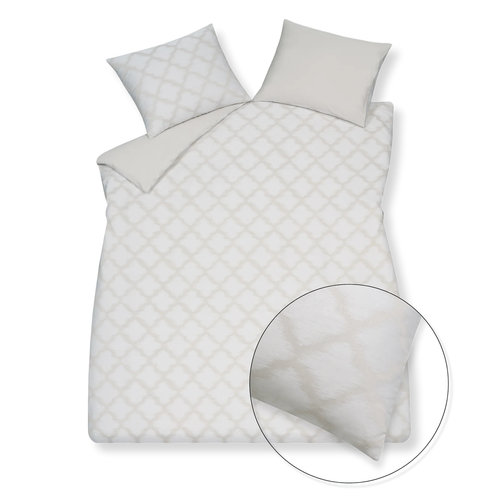 Vandyck Vandyck Purity Napoli Dekbedovertrek Cream Tan 1-persoons (140x200/220)