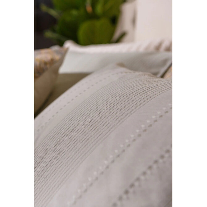 Vandyck Pure 24 Seerzuck.  Pale Pink Kussensloop (60x70)