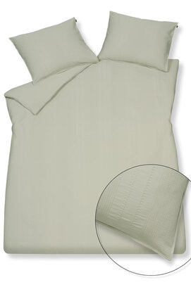 Vandyck Pure 24 Seerzuck.  Smoke Green Kussensloop (60x70)