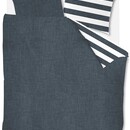 Rivièra Maison Rivièra Maison Lindy Lines Dekbedovertrek - Navy 260x200/220 cm