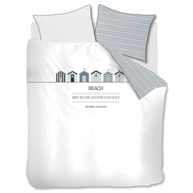 Rivièra Maison Beach Cottage Dekbedovertrek - Multi 240x200/220 cm