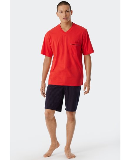 Schiesser Shortama red 179109 54/XL