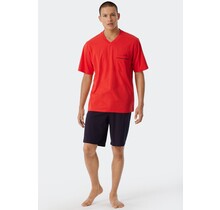 Schiesser Shortama red 179109 64/5XL