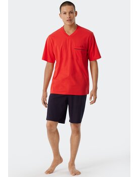 Schiesser Shortama red 179109 64/5XL