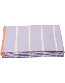 David Fussenegger LUCA flannel cotton plaid - stripes 200x140 cm light violet