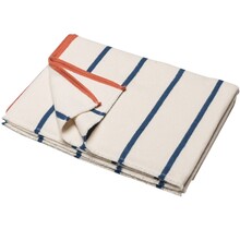 David Fussenegger LUCA flannel cotton plaid - stripes 200x140 cm offwhite