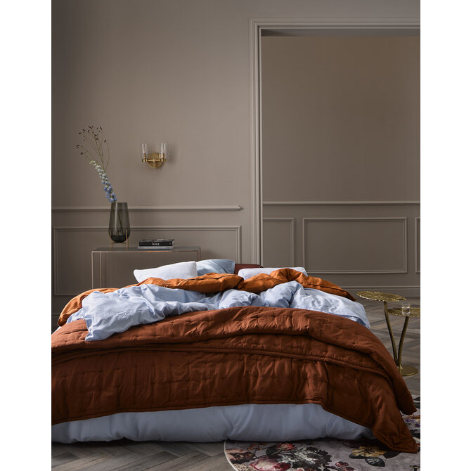 Essenza Minte Dekbedovertrek 1p  140x220 Ijsblauw Essenza Minte Dekbedovertrek 1p  140x220 Ijsblauw