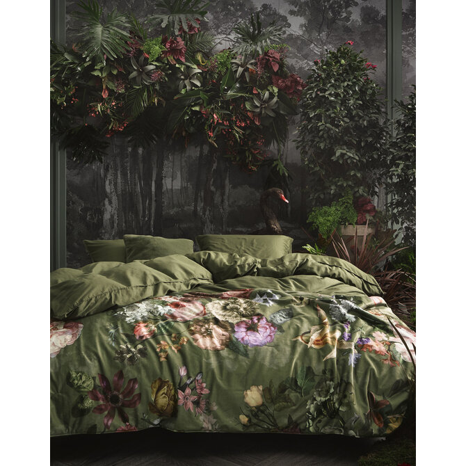 Essenza Minte Dekbedovertrek 1p  140x220 Mosgroen Essenza Minte Dekbedovertrek 1p  140x220 Mosgroen