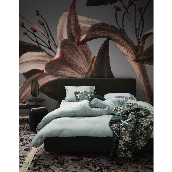 Essenza Minte Dekbedovertrek 1p  140x220 Dusty green