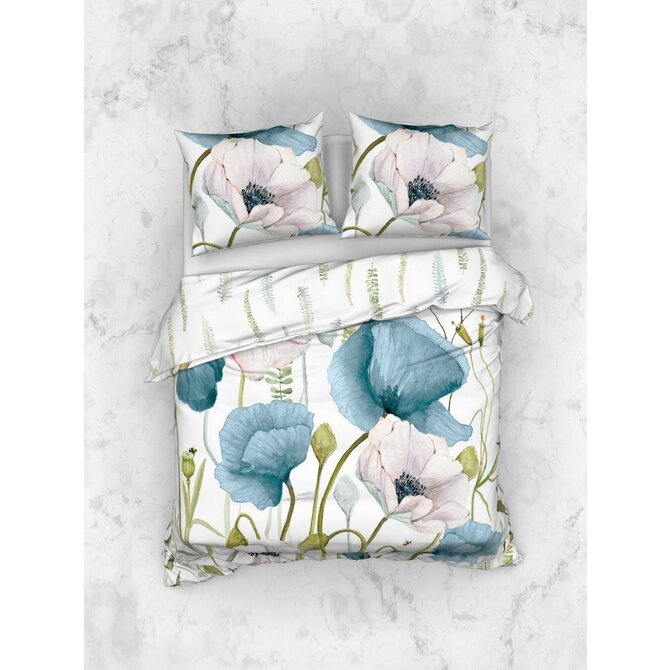 Heckett & Lane Ninni Dekbedovertrek 200x200/220 Blue Heckett & Lane Ninni Dekbedovertrek 200x200/220 Blue