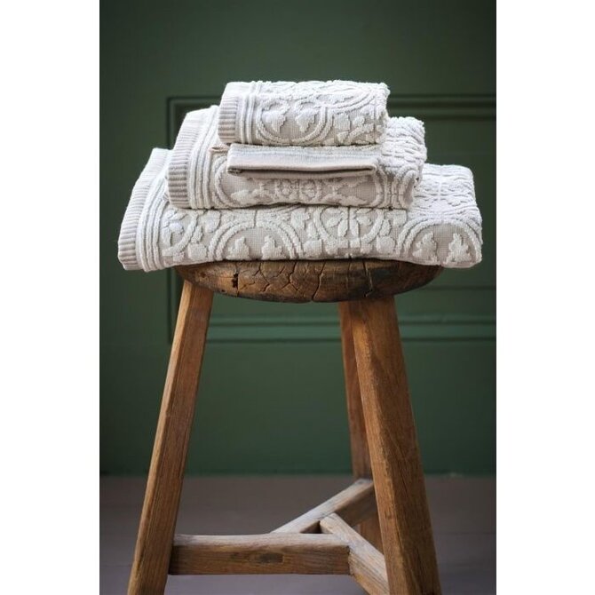 Pip Studio Douchelaken Tile de Pip Khaki  70x140