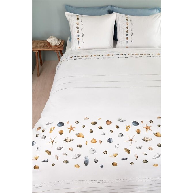 Marjolein Bastin Dekbedovertrek Shellfish White 140x200/220