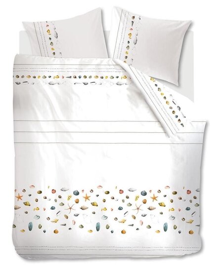 Marjolein Bastin Dekbedovertrek Shellfish White 200x200/220