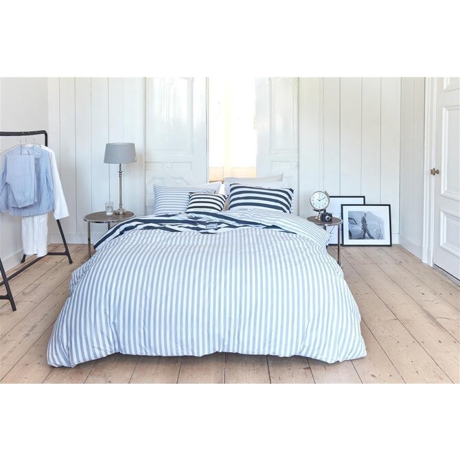 Riviera Maison Dekbedovertrek Harbour Blue 140x200/220