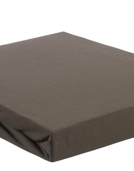 Beddinghouse Jersey Lycra Topper Hoeslaken 90/100x200/220 cm  Warm Grey