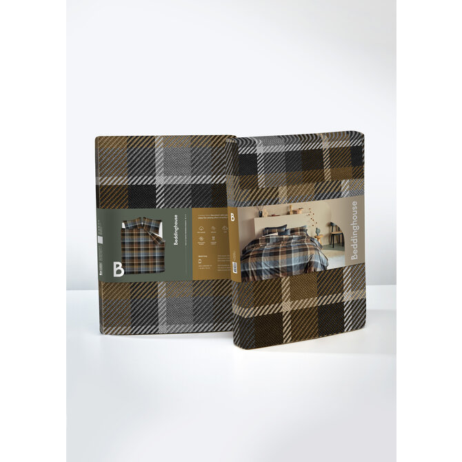 Beddinghouse Serpentine Dekbedovertrek  Terra 240x200/220 cm