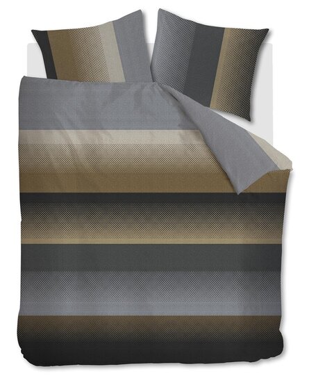 Beddinghouse Luke Dekbedovertrek  Grey 200x200/220 cm