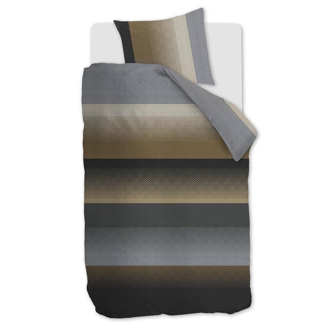Beddinghouse Luke Dekbedovertrek  Grey 200x200/220 cm