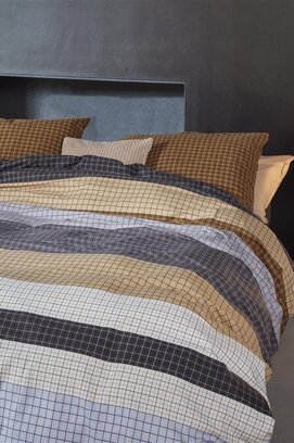 Beddinghouse Juno Dekbedovertrek  Grey 240x200/220 cm