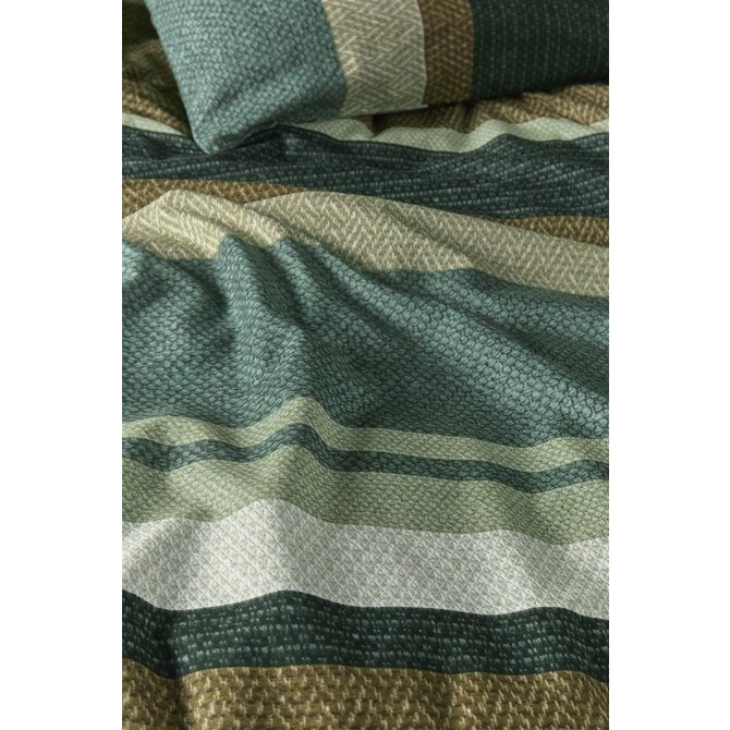 Beddinghouse Jorren Dekbedovertrek  Green 200x200/220 cm