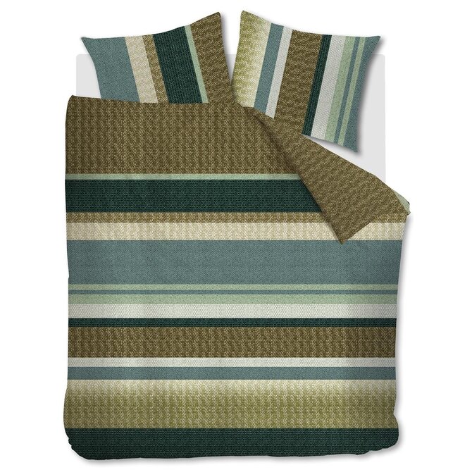 Beddinghouse Jorren Dekbedovertrek  Green 200x200/220 cm