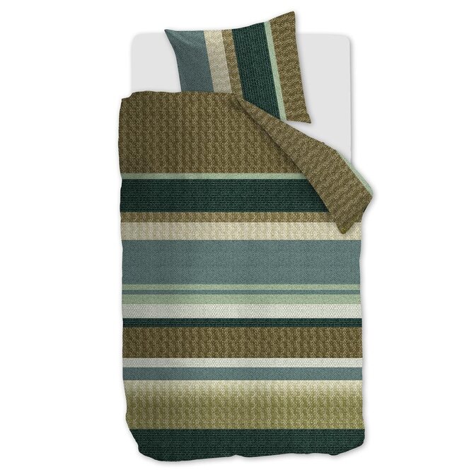 Beddinghouse Jorren Dekbedovertrek  Green 200x200/220 cm