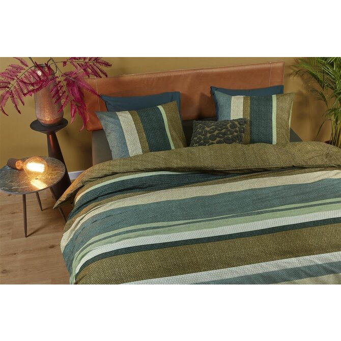 Beddinghouse Jorren Dekbedovertrek  Green 240x200/220 cm Beddinghouse Jorren Dekbedovertrek  Green 240x200/220 cm