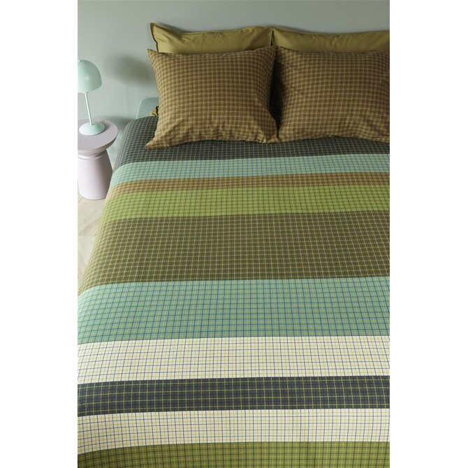 Beddinghouse Juno Dekbedovertrek  Green 240x200/220 cm