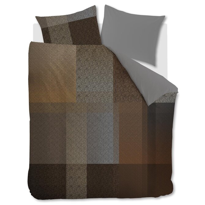 Beddinghouse Harris Dekbedovertrek  Brown 140x200/220 cm