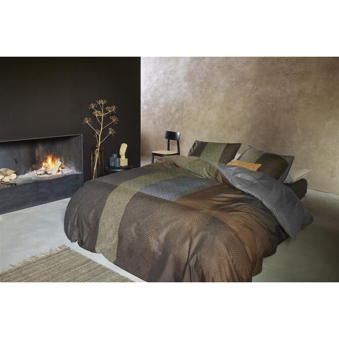 Beddinghouse Harris Dekbedovertrek  Brown 140x200/220 cm