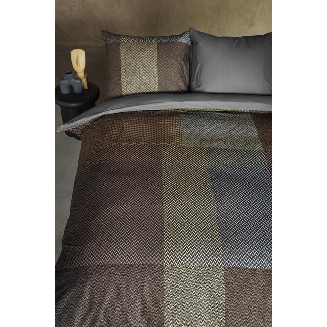 Beddinghouse Harris Dekbedovertrek  Brown 140x200/220 cm