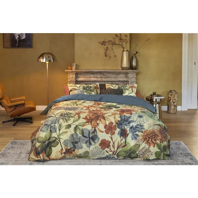 Beddinghouse Florian Dekbedovertrek  Green 200x200/220 cm