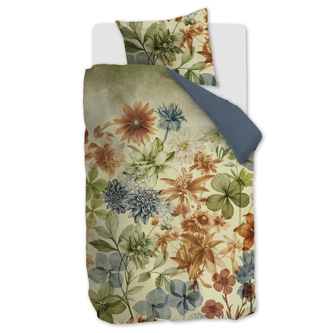 Beddinghouse Florian Dekbedovertrek  Green 200x200/220 cm