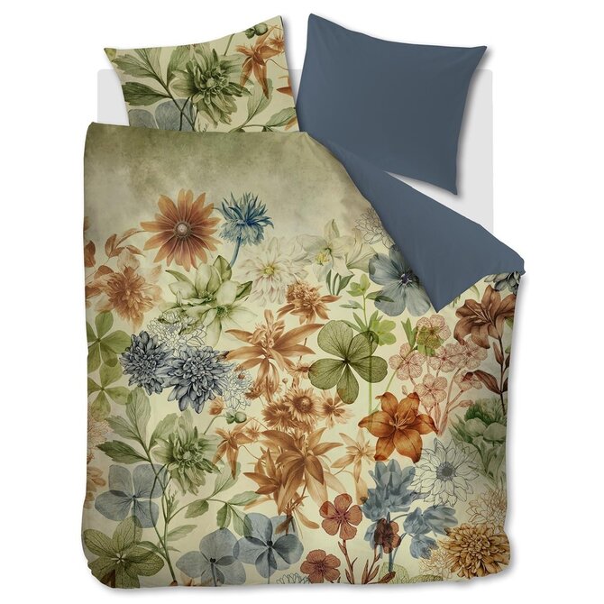 Beddinghouse Florian Dekbedovertrek  Green 200x200/220 cm