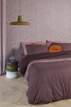 Beddinghouse Demi Dekbedovertrek  Dark Red 200x200/220 cm