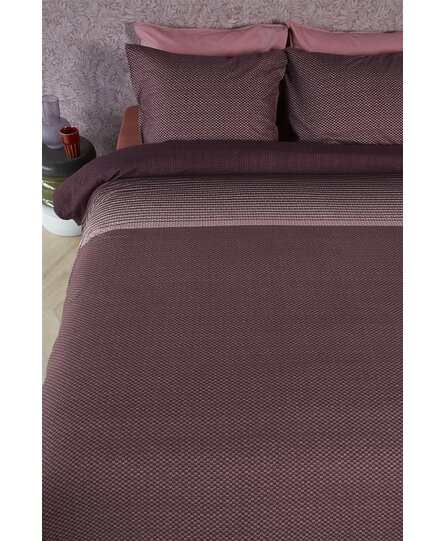 Beddinghouse Demi Dekbedovertrek  Dark Red 200x200/220 cm