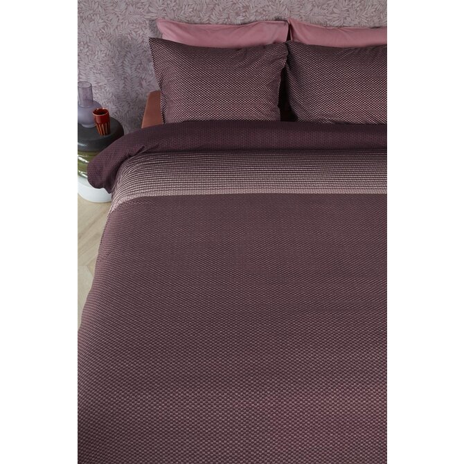 Beddinghouse Demi Dekbedovertrek  Dark Red 200x200/220 cm