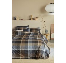 Beddinghouse Brett Dekbedovertrek  Grey 200x200/220 cm