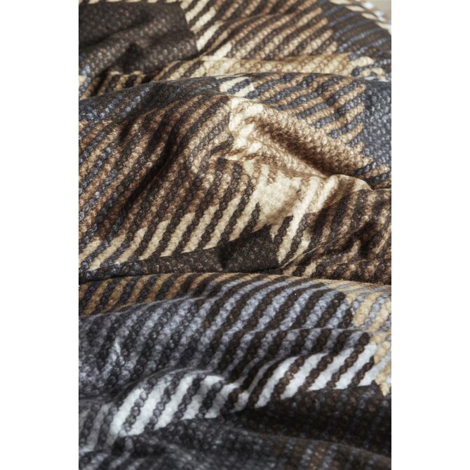 Beddinghouse Brett Dekbedovertrek  Grey 200x200/220 cm