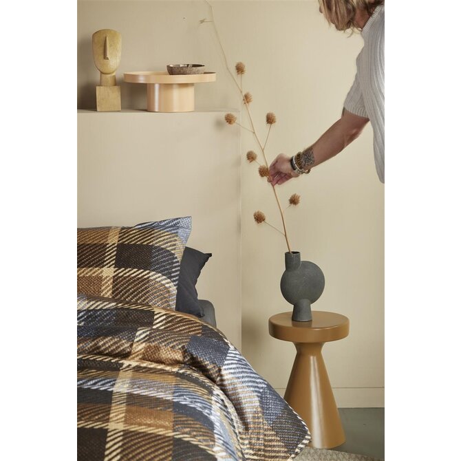 Beddinghouse Brett Dekbedovertrek  Grey 200x200/220 cm