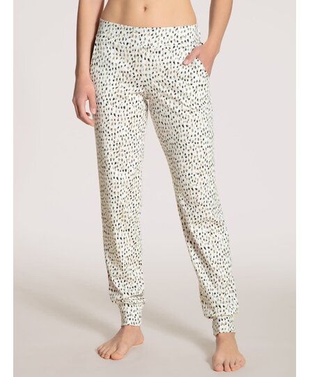 Calida dames pyjamabroek lang 29695 star white