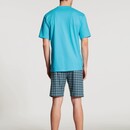 Calida Calida herenpyjama 40567 kort button blue