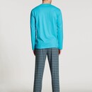 Calida Calida herenpyjama 40667 lang button blue